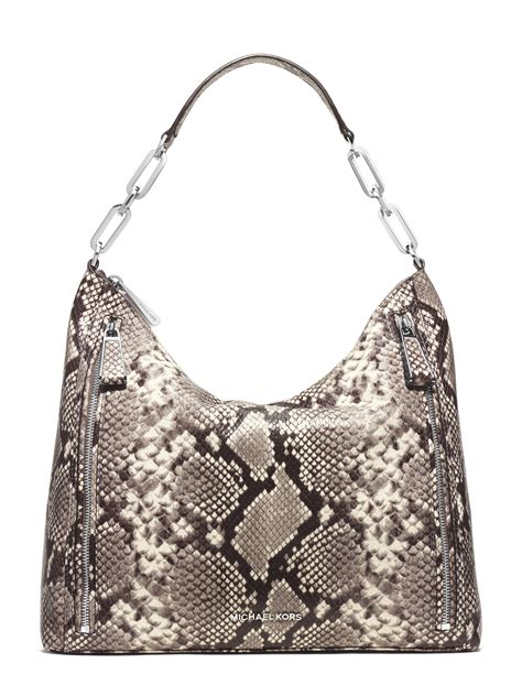 Michael Kors snakeskin shoulder bag